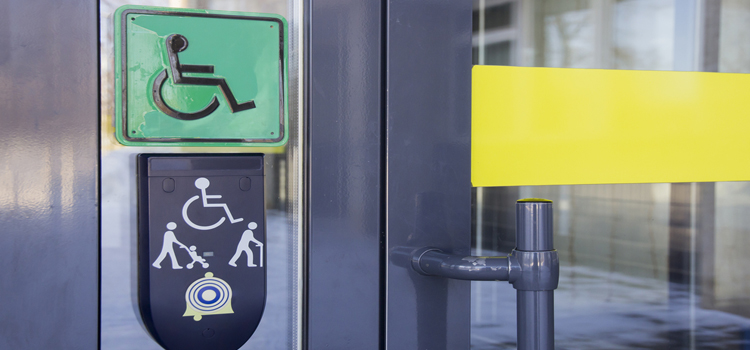 automatic handicap door opener in Fountain Valley