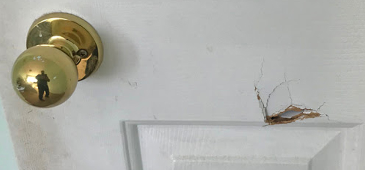 interior door hole repair Fountain Valley